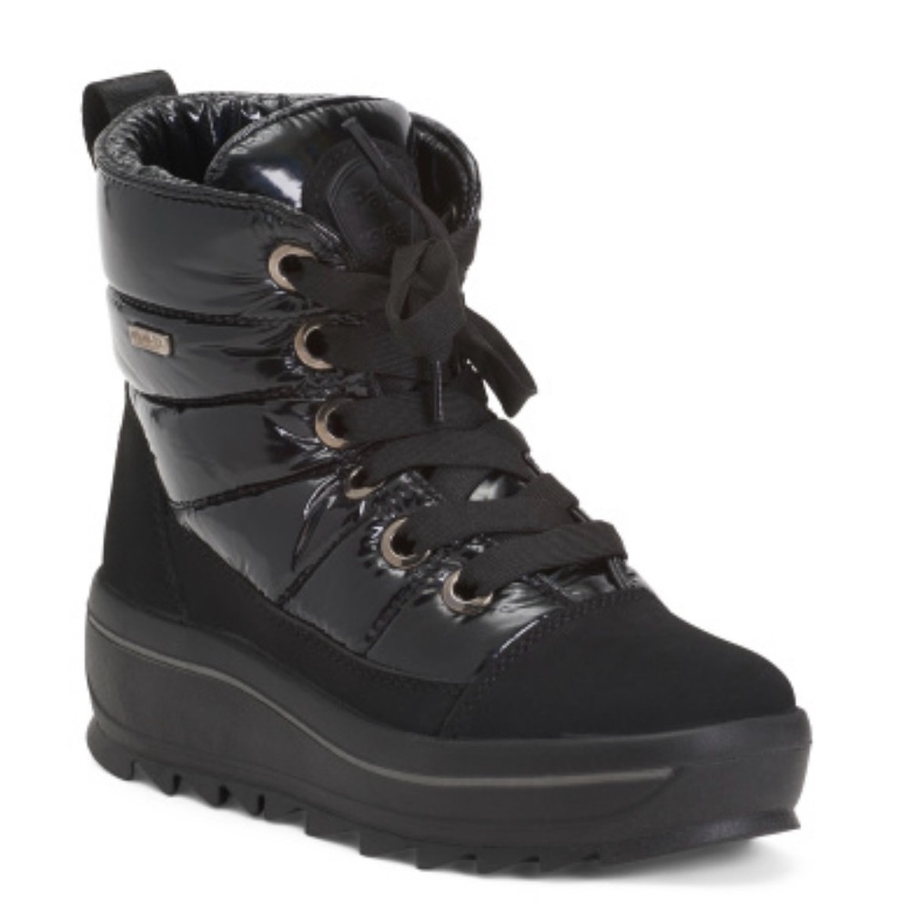 PAJAR
Tyra Waterproof Lace Up Boots /Black Glossy Winter Boots/ NEW/ size EU 38
